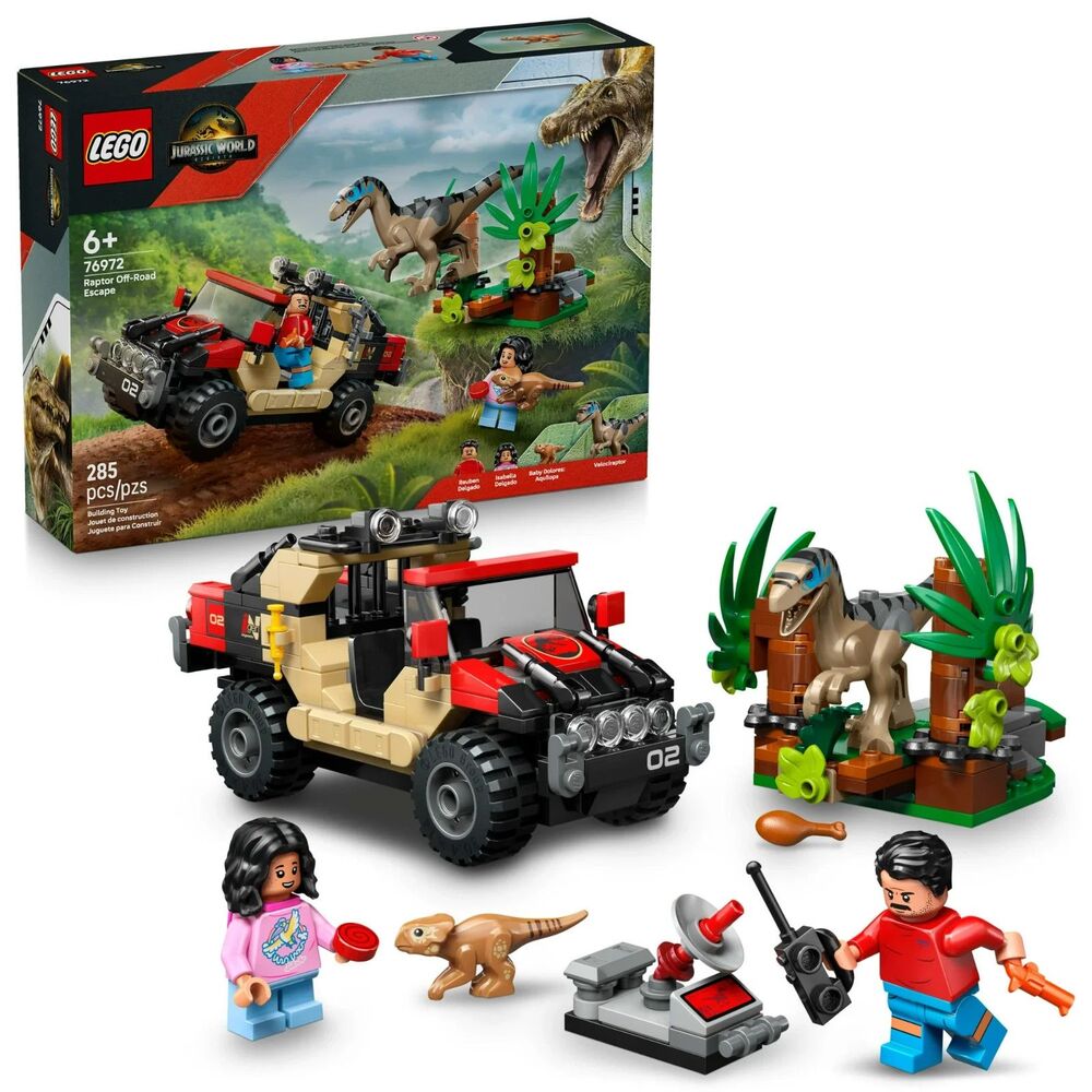 LEGO Jurassic World: Raptor Off-Road Escape (76972) NEW SEALED